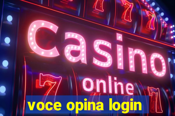 voce opina login